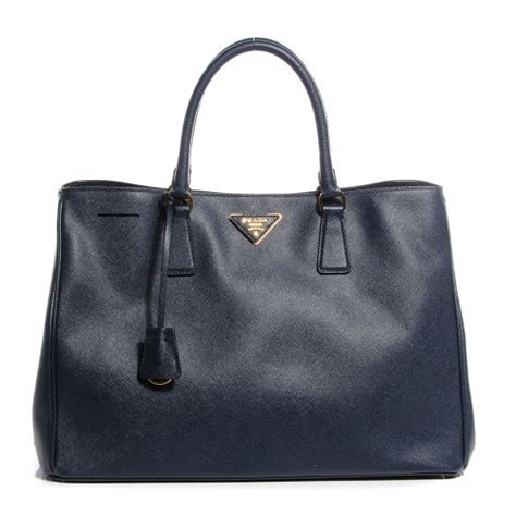 PRADA Saffiano Lux Large Tote Baltico 